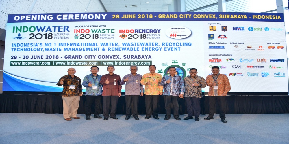 Surabaya Gelar Pameran Industri dan Teknologi Terpadu INDOWATER, INDOWASTE DAN INDORENERGY EXPO 2018
