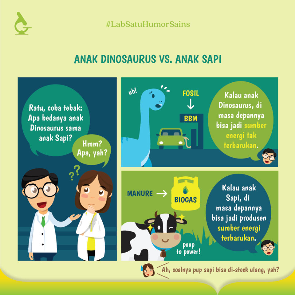 Perbedaan Antara Anak Dinosaurus dengan Anak Sapi